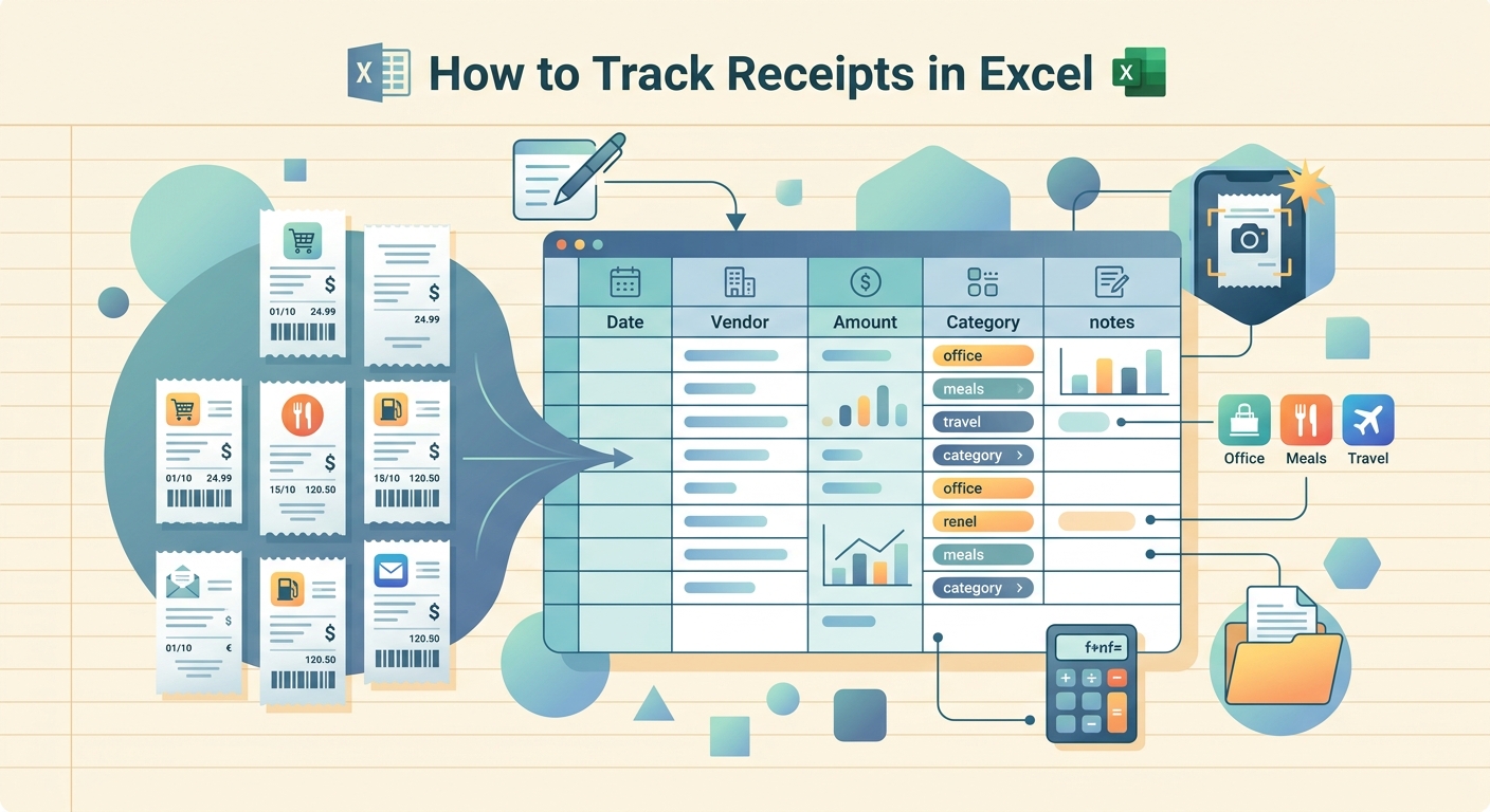 How to Track Receipts in Excel