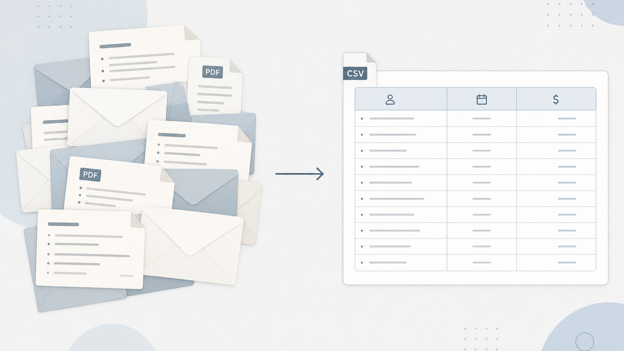 Your inbox is not a receipt ledger