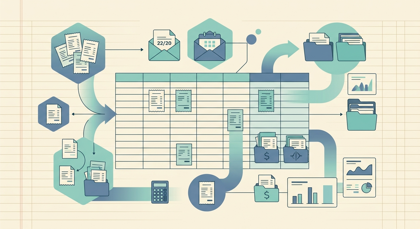 How to Organize Receipts for Year End Taxes