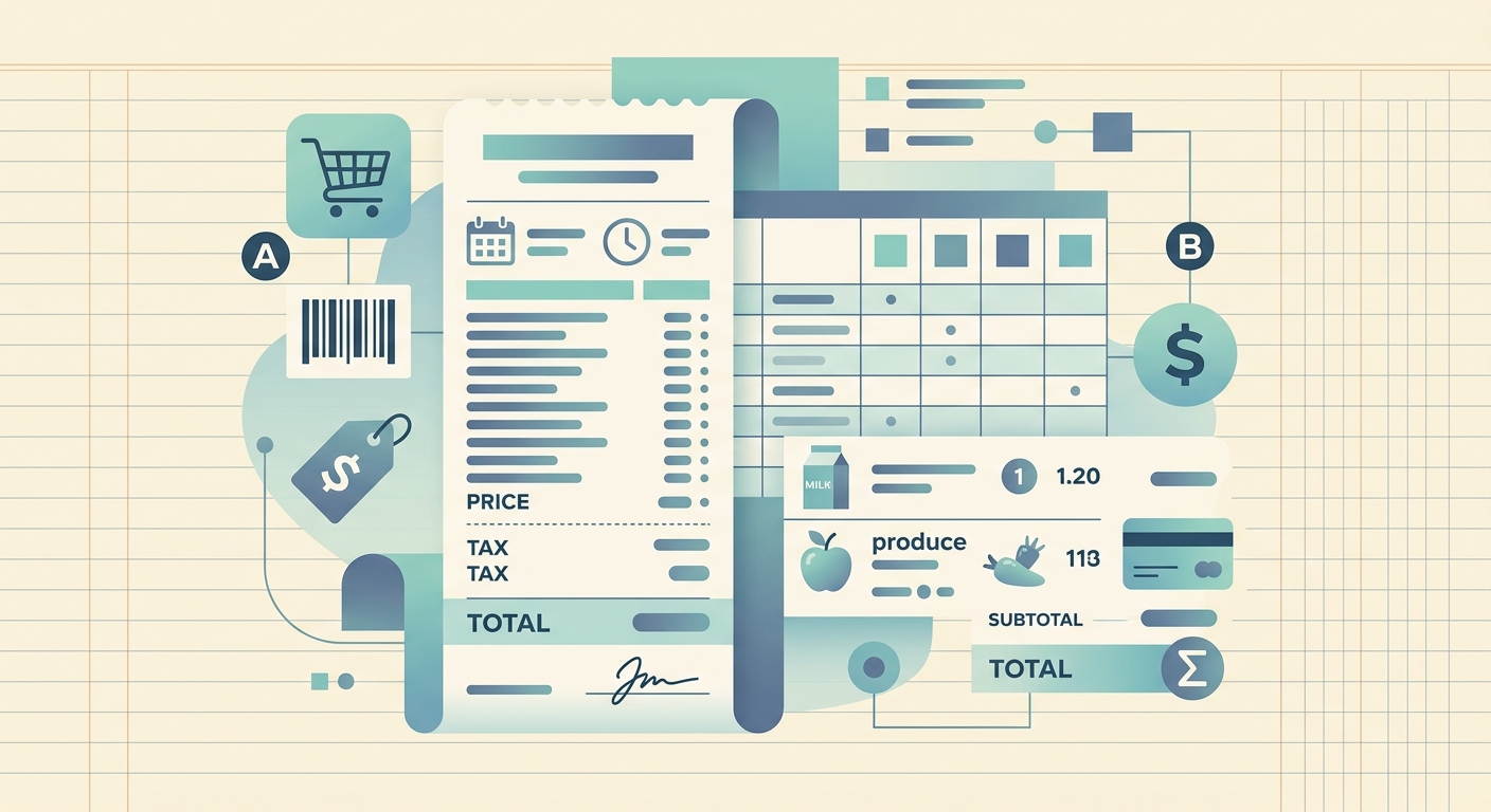 How to Read Supermarket Receipts