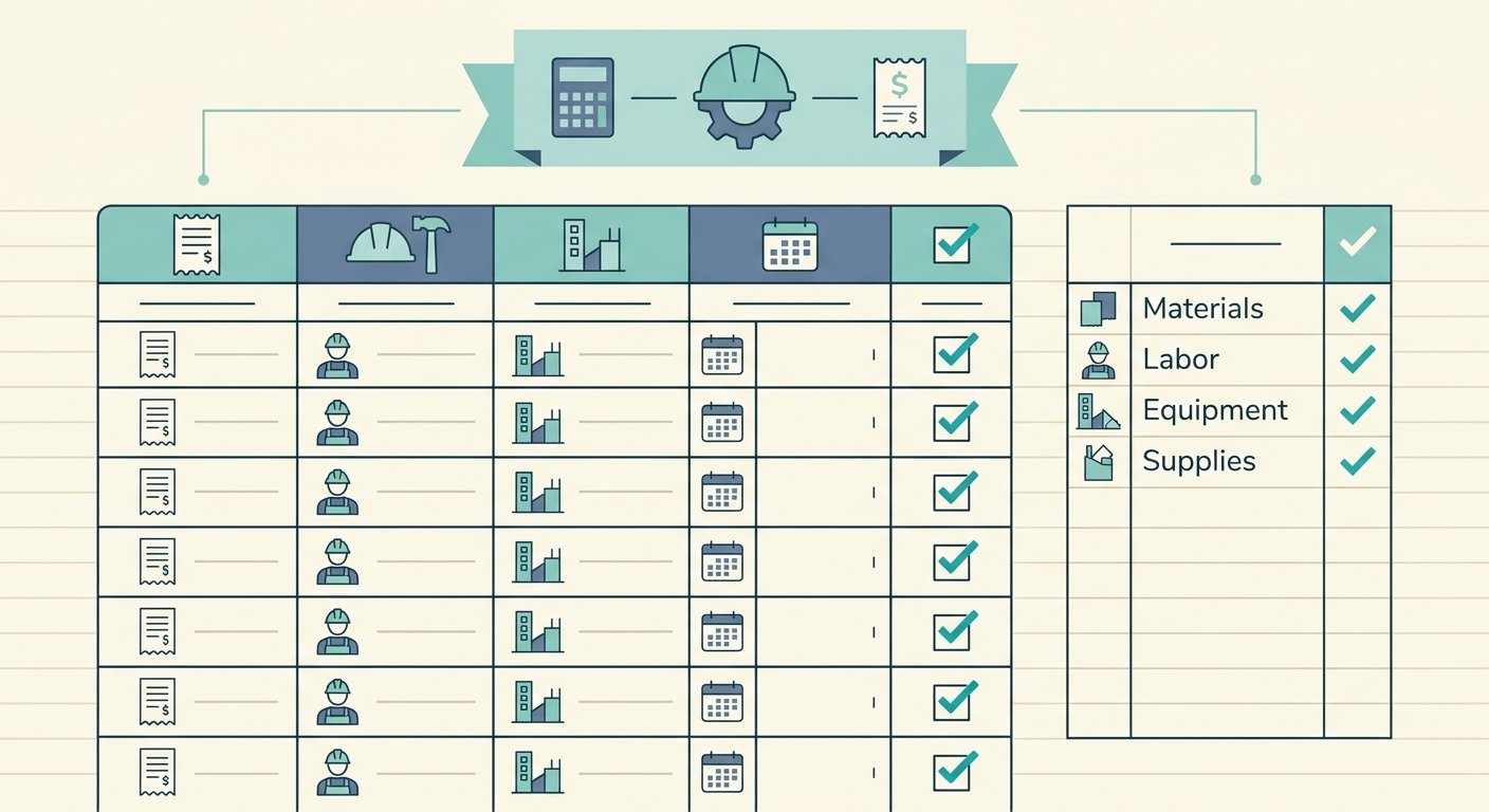 Receipt Tracker for Construction Contractors