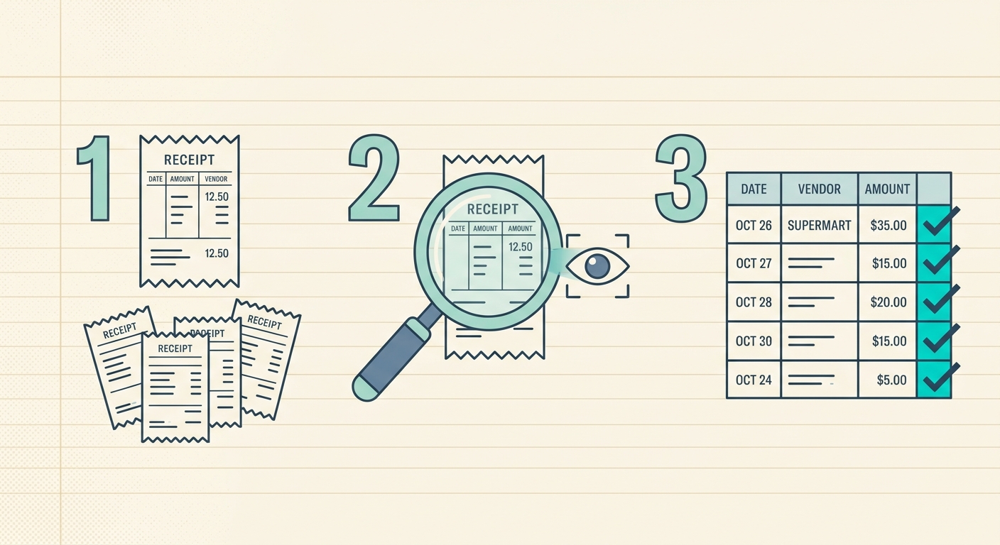 How to Organize Receipts for Bookkeeping