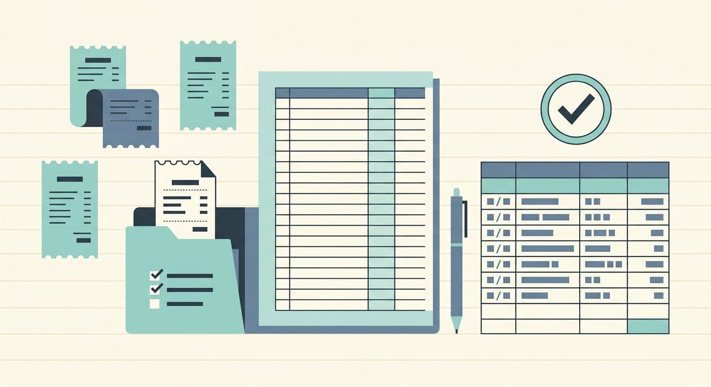 Receipt Organizer for Home Office Expenses