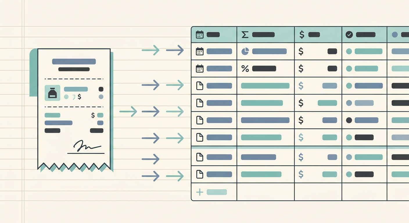 Receipt to Notion Workflow