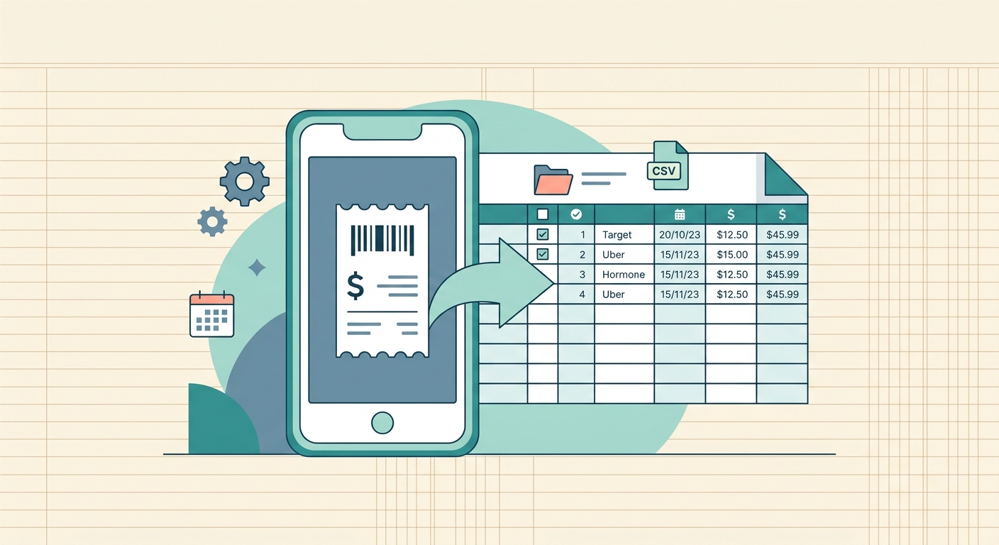 Receipt Archive Export