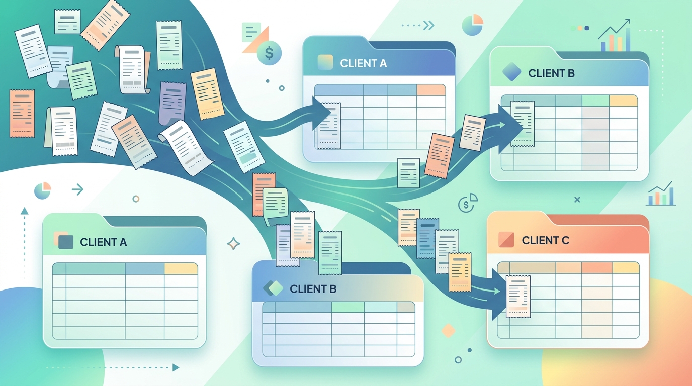 How to Manage Receipts for Multiple Clients