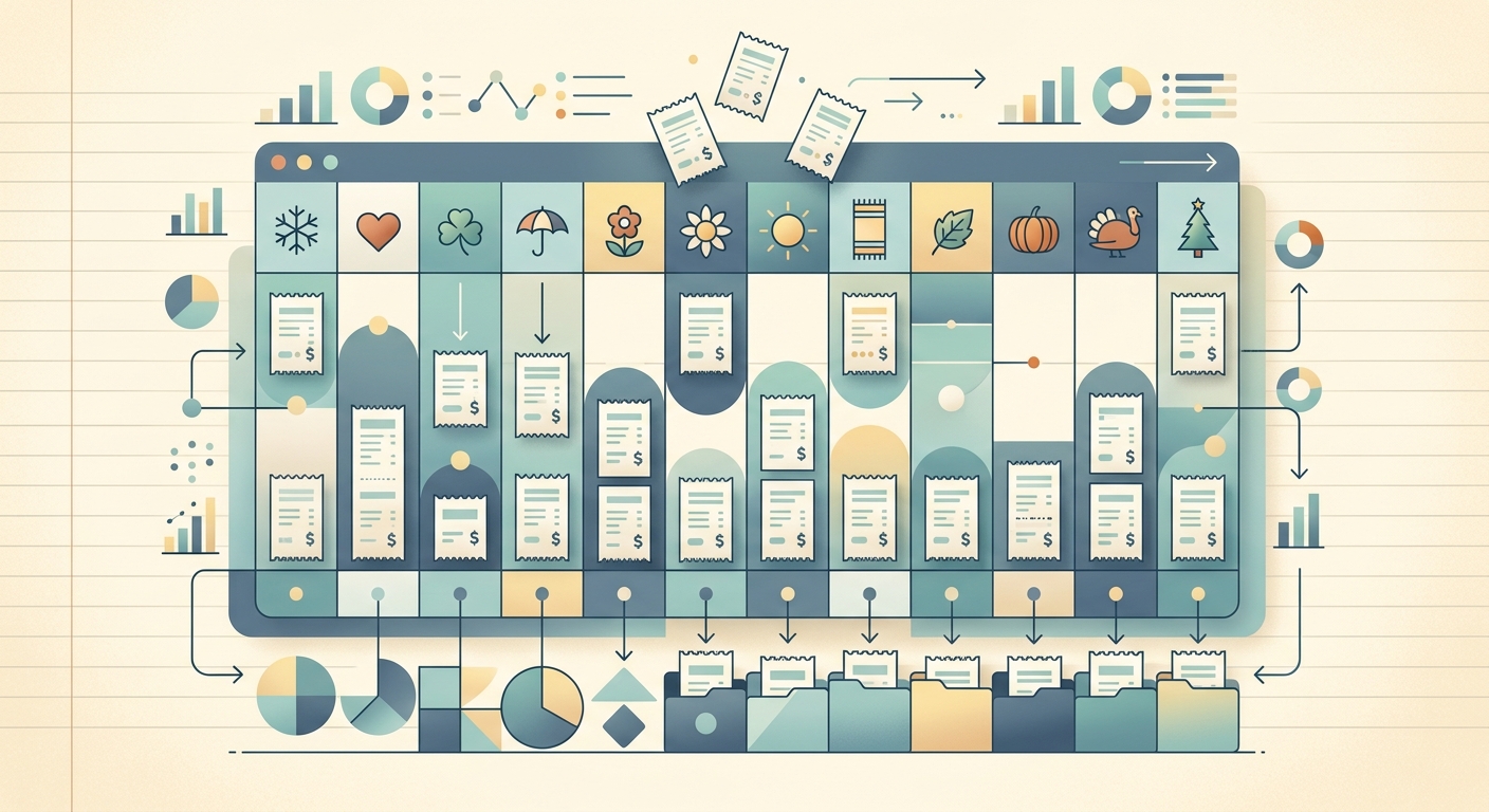 How to Organize Receipts by Month