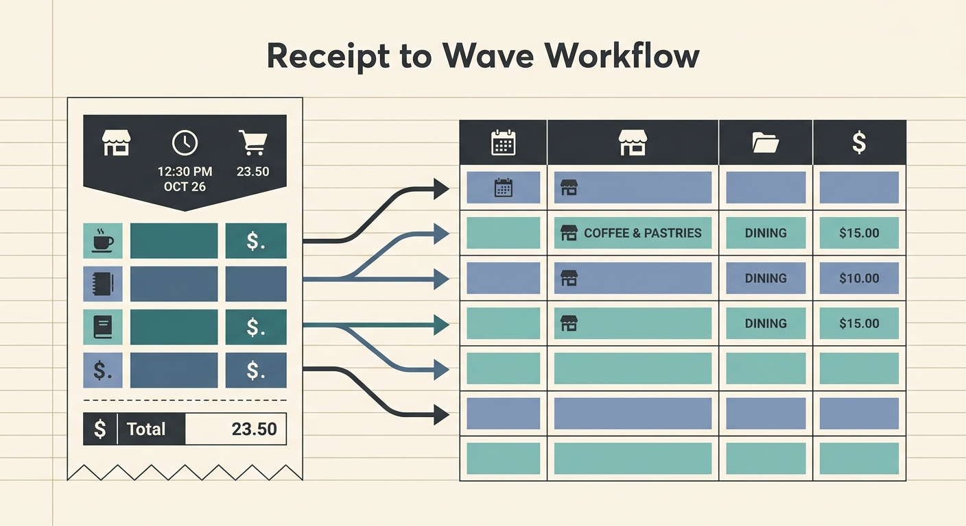 Receipt to Wave Workflow