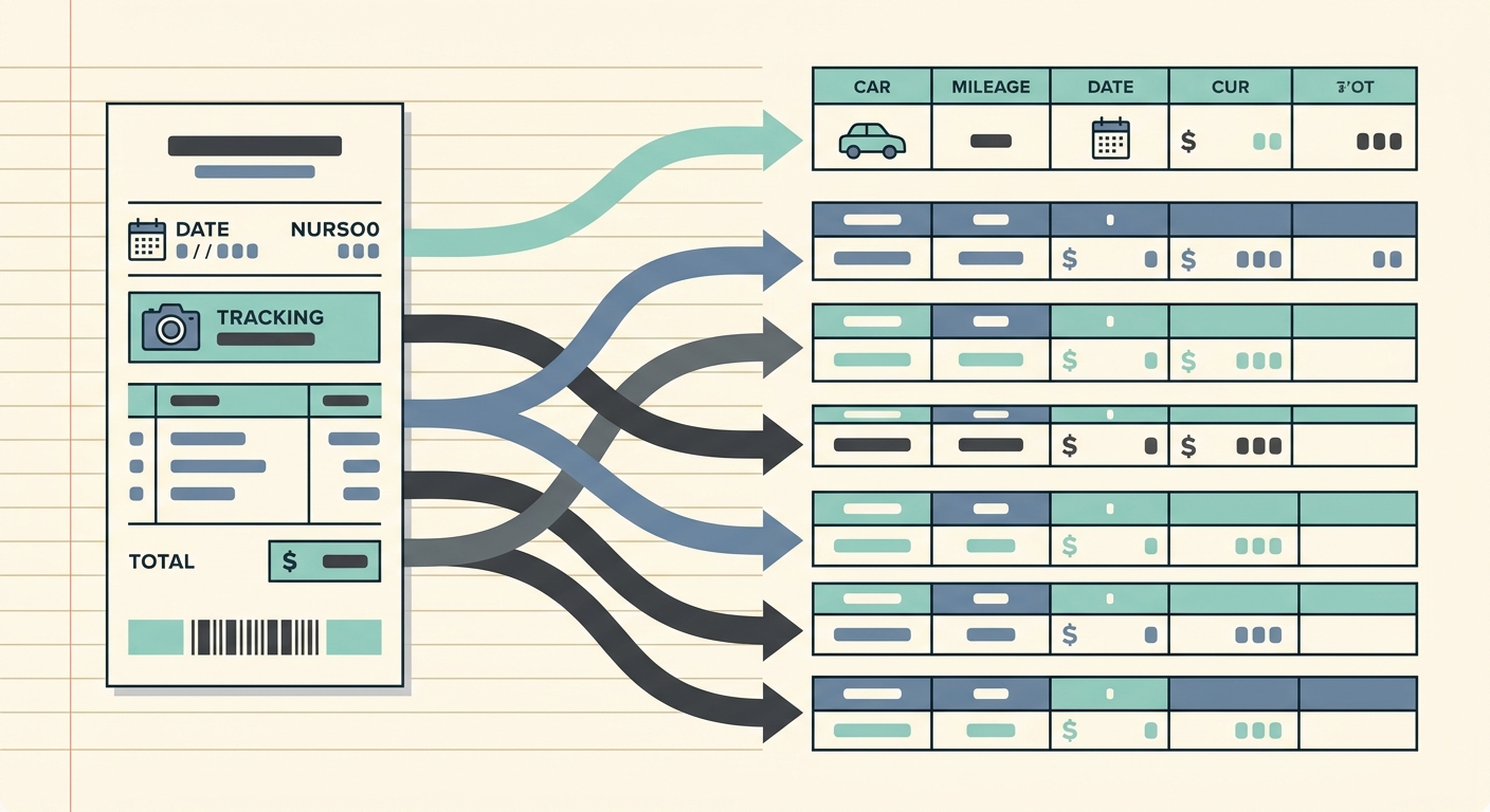 Mileage and Receipt Tracking Workflow