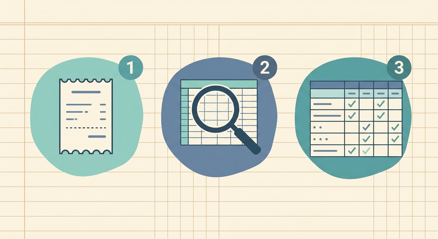 How to Make a Receipt Spreadsheet