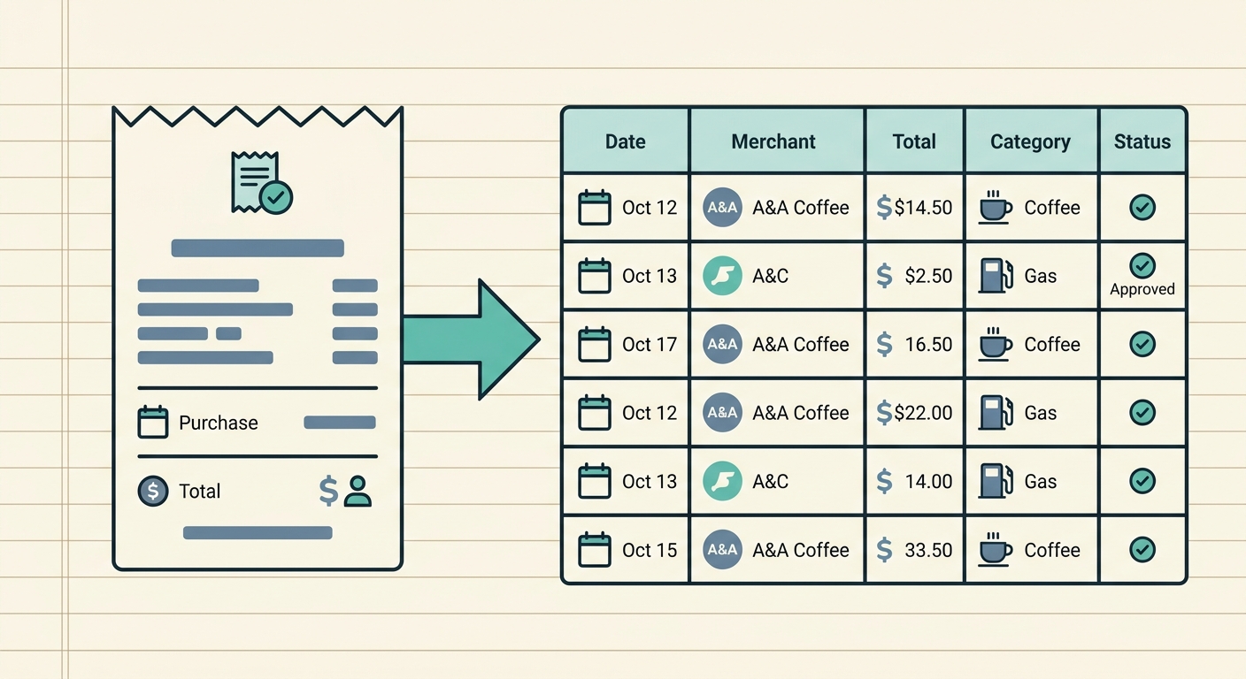 Receipt to Expensify Workflow