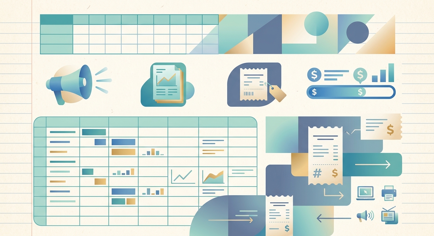 Advertising Expense Template