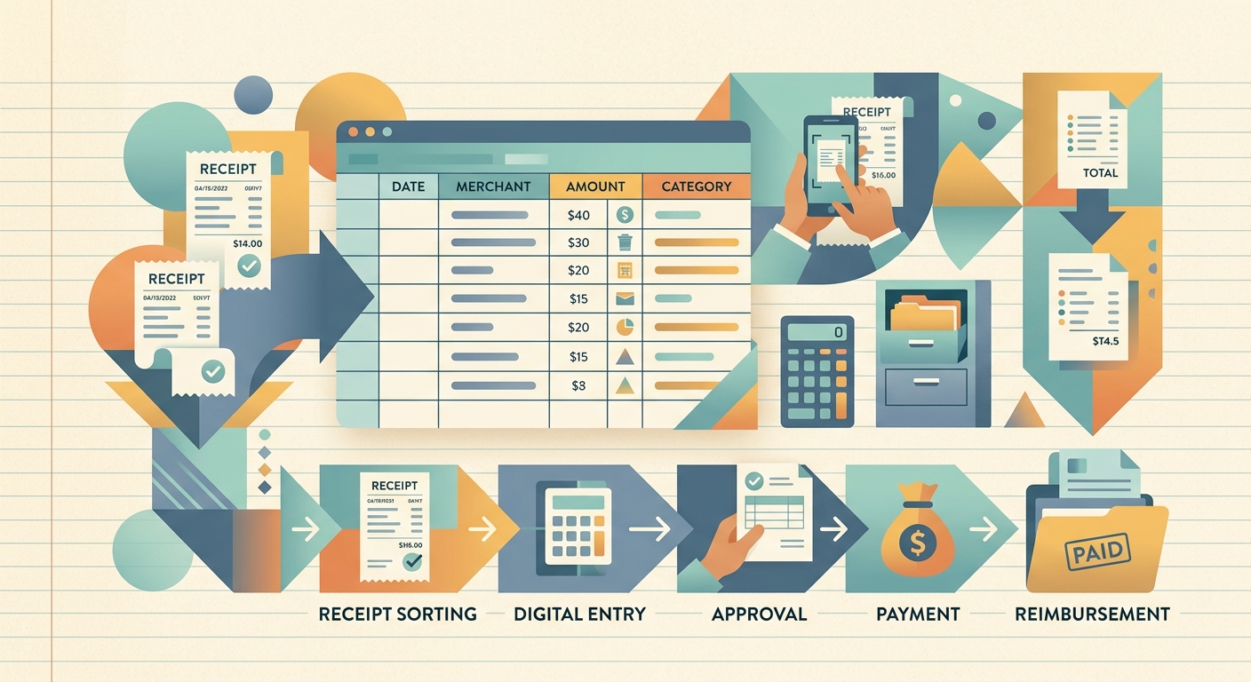 How to Track Receipts for Reimbursement