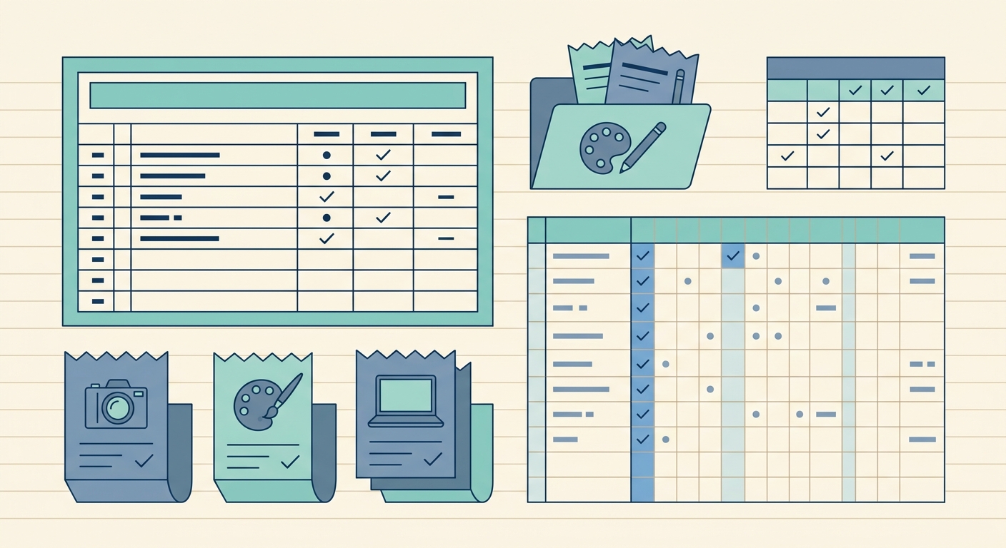 Receipt Manager for Creative Professionals